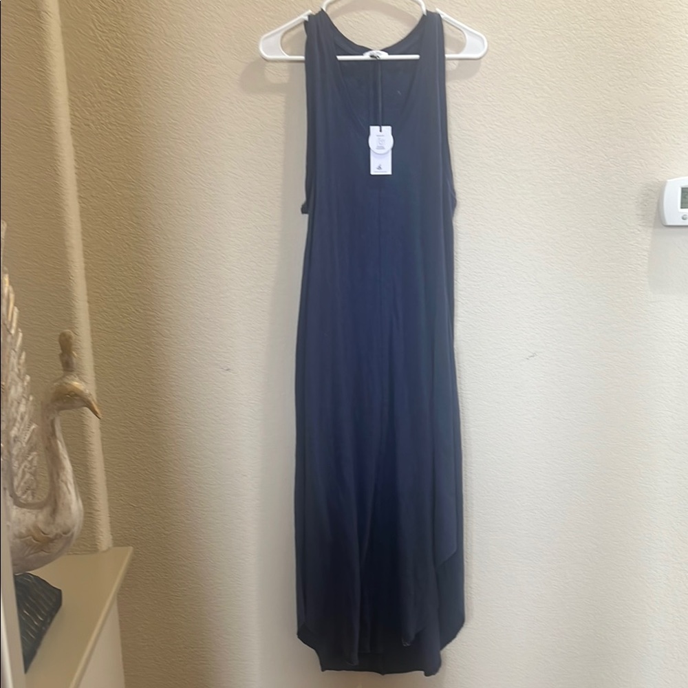 Z Supply Navy Maxi Tank Dress swim cover up NWT